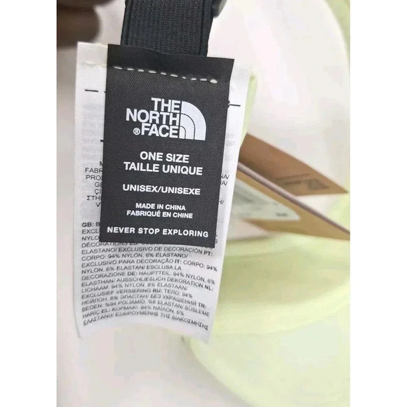 The North Face Unisex Visor Class V Reef Waters Lime Cream NWT - Picture 5 of 5
